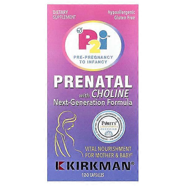 Kirkman Labs, Prenatal with Choline, 120 Capsules