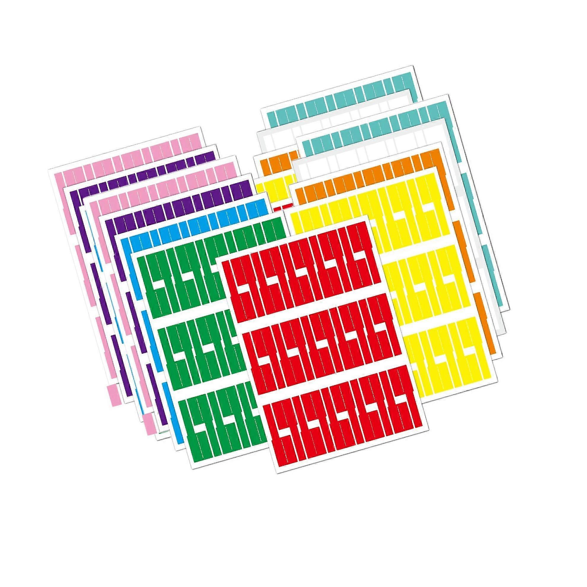 600x Cable Marker Sticker Self-Adhesive Identification Labels Organizer
