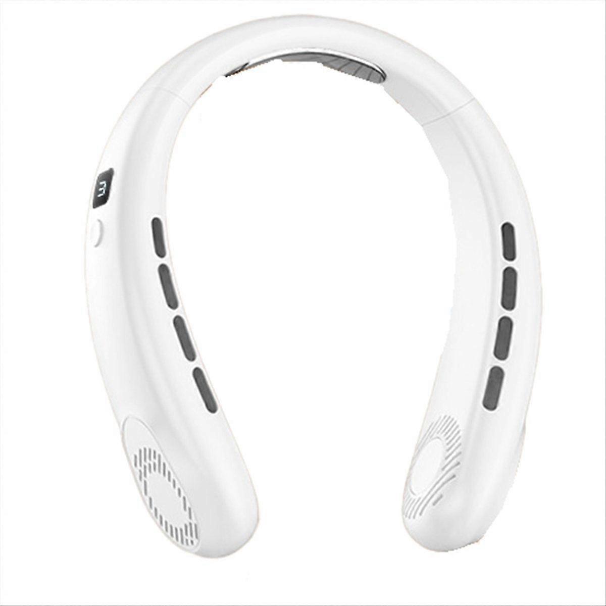 Leaf Less Neck Hanging Small Fan USB Charging Essential Summer C