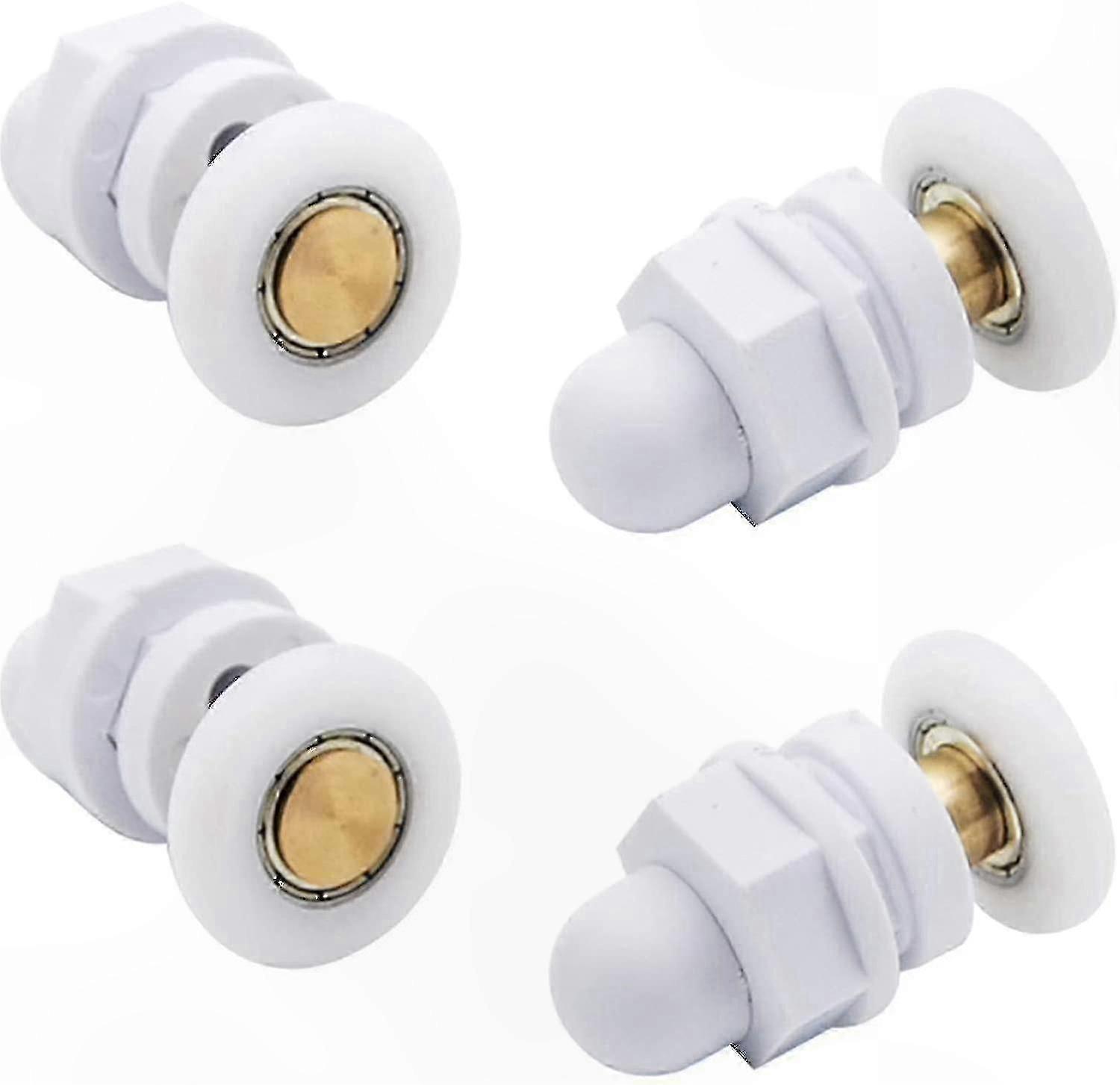 Sliding Shower Door Rollers, 4-Pack, Durable and Corrosion-Resistant for Smooth Operation