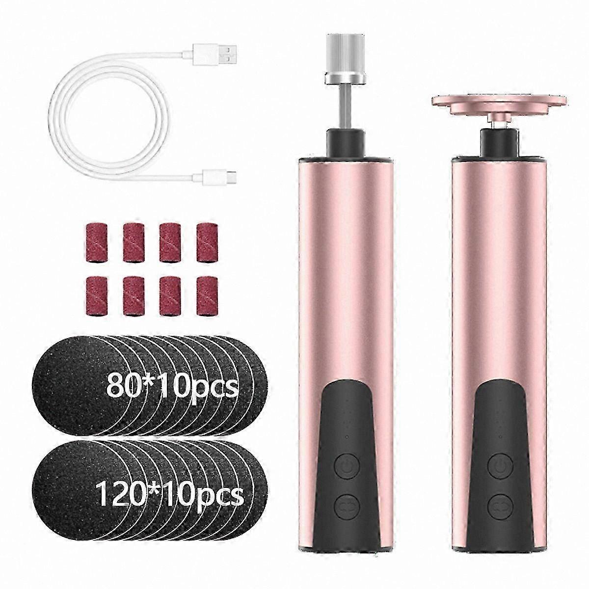 Luxurious Foot Care Device, 2-in-1 Callus Remover with Variable Speeds, Cordless Operation, Safe for Women and Men