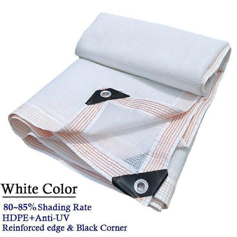 85% Shading Anti-UV HDPE Sunshade Net Balcony Safety Privacy Screen Garden Yard Fence Netting Sun Shade Nets Sails White