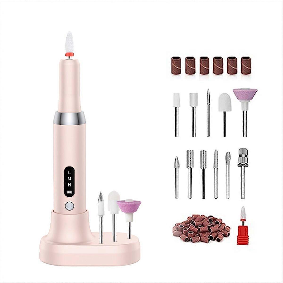 Nail Polisher Drill Bits Professional Nails Grinding Polishing,B