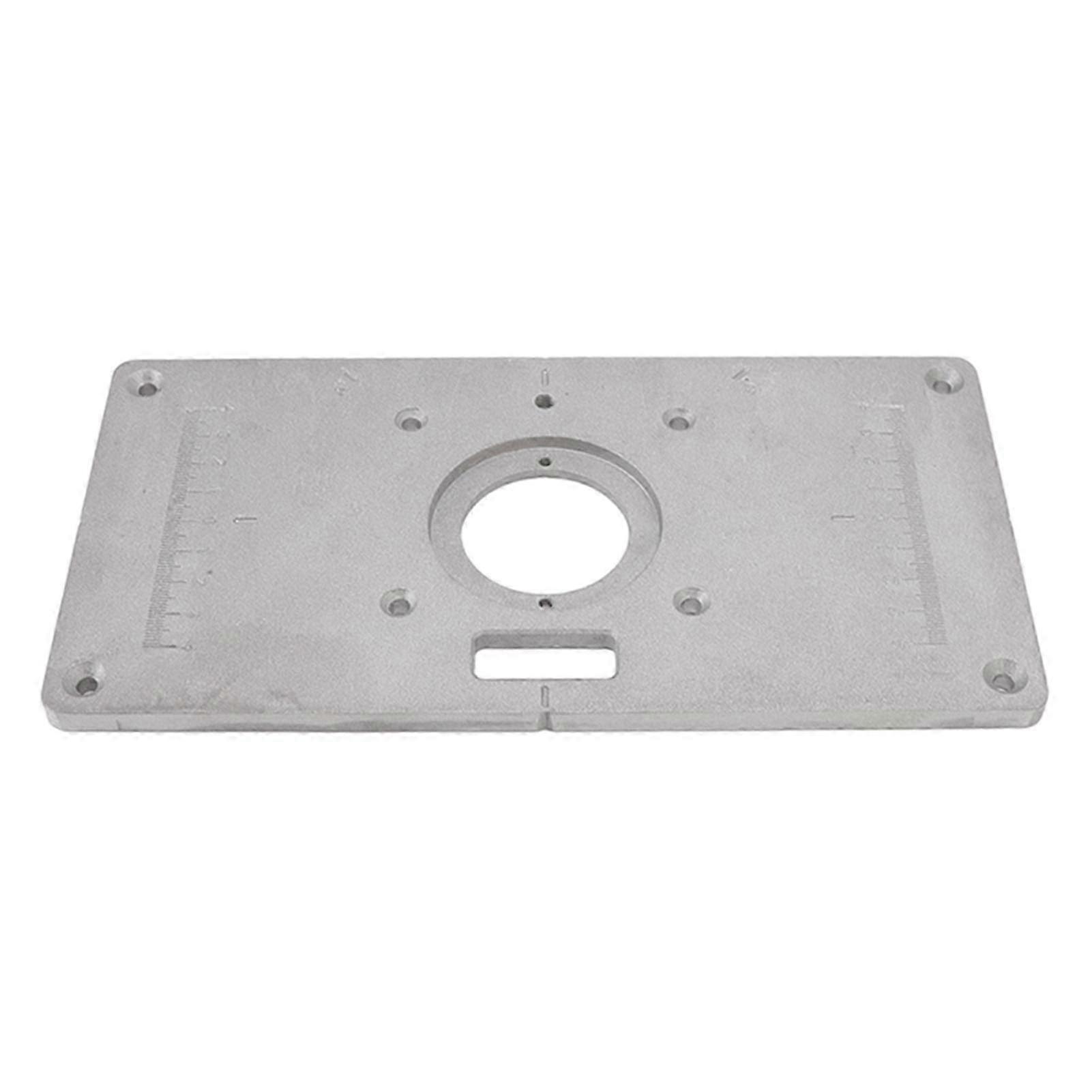 Router Table Insert Plate Aluminum Multifunction Router Insert Plate Template for Woodworking Wood Tools