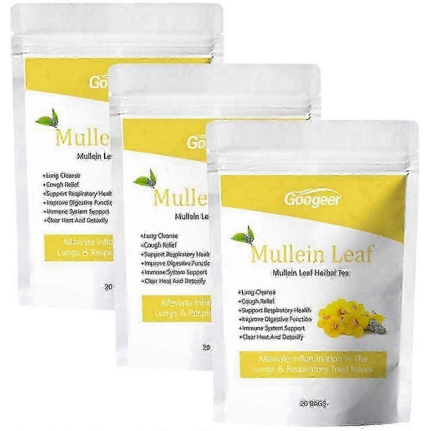 Mulleinbladteposer Urte-lunge-rensende puste-hoste-lindrende te