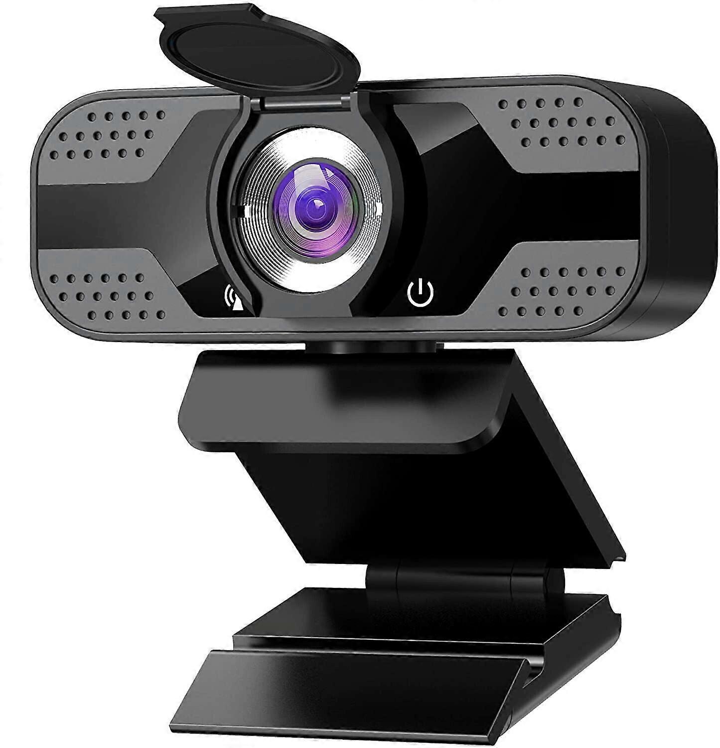 1080P Webcam,Live Streaming Web Camera with Stereo Microphone, Desktop or Laptop USB Webcam