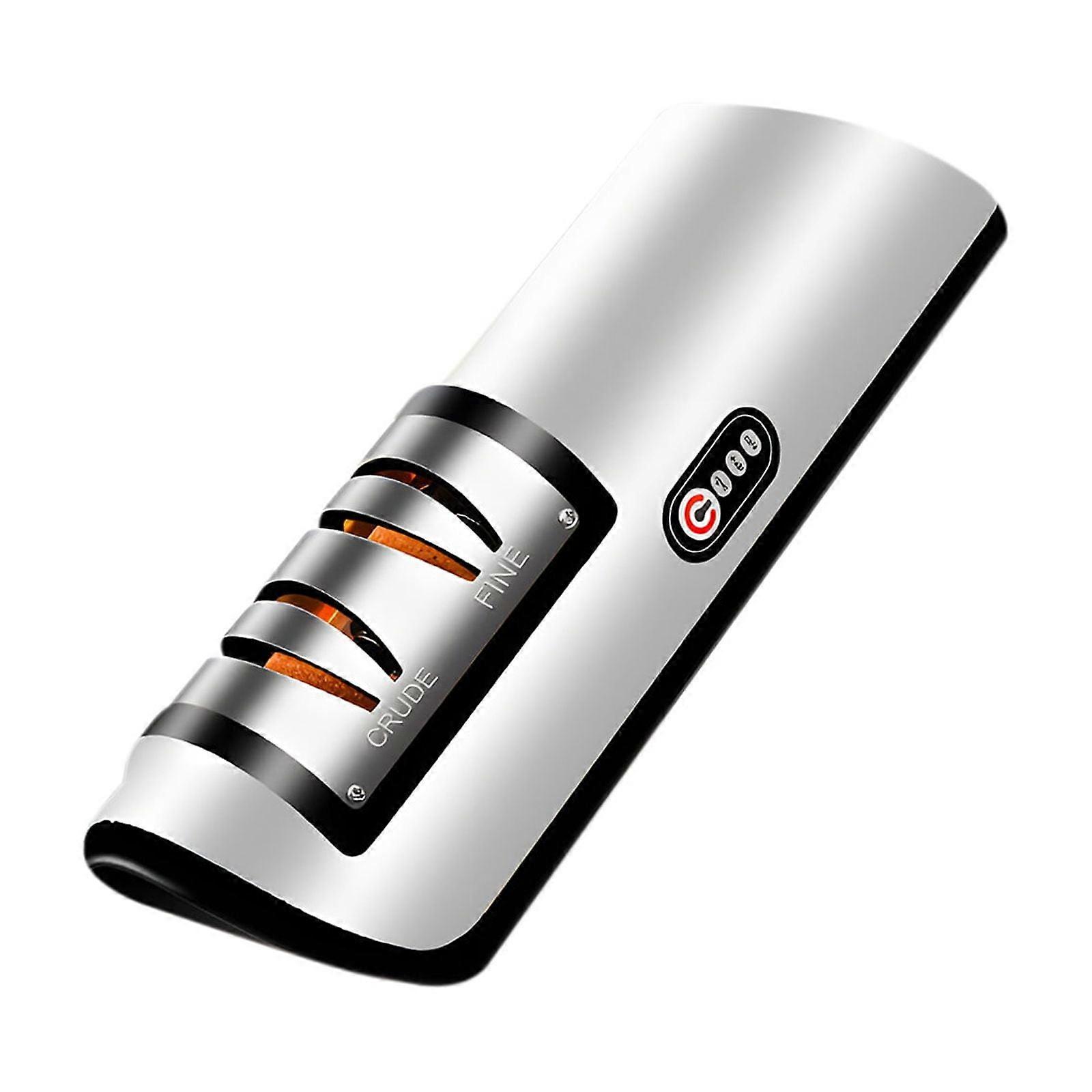 Yonrjhukm Electric Knife Sharpener Household Knife Sharpener Kitchen Tool Multifunctional Fully Automatic Charging Small Knife Sharpener