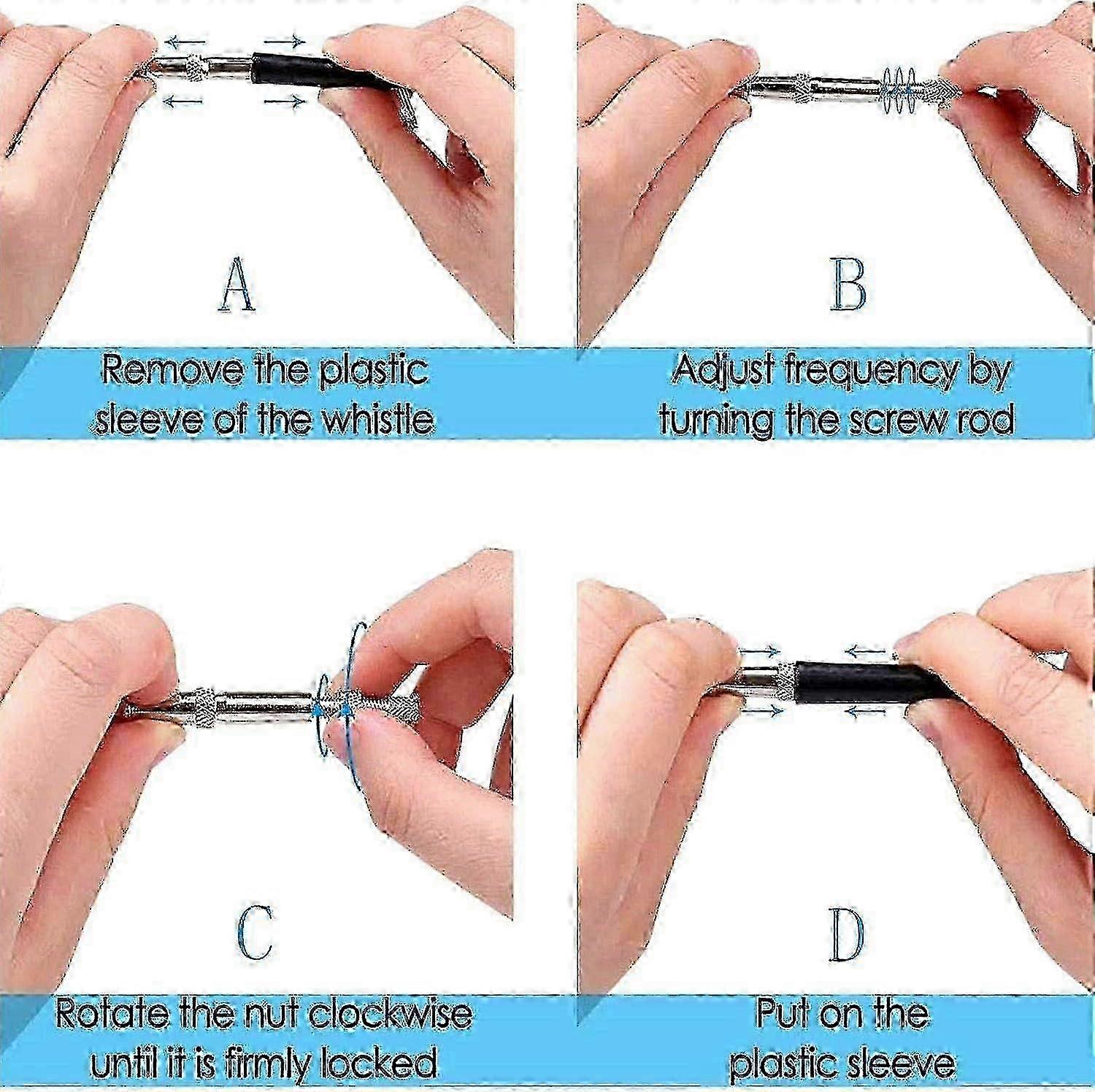 ​Ultrasonic Dog Whistle with Adjustable Frequency & Lanyard - Training Whistle for Pet Behavior Control​