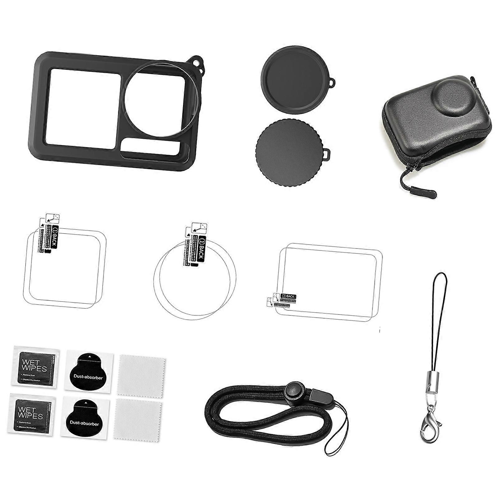 Precise Fit Camera Guards cover With Reinforced Corner Protections And Anti Fingerprints Screen Guard For action 5pro Multicolor