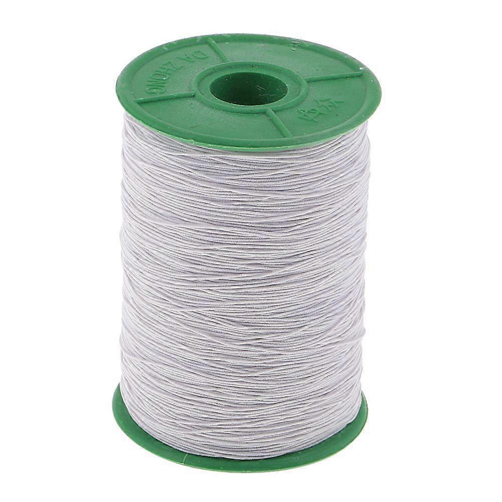 500 Meters Elastic Cord Thread Jewelry Making Beading String 0.5mm White