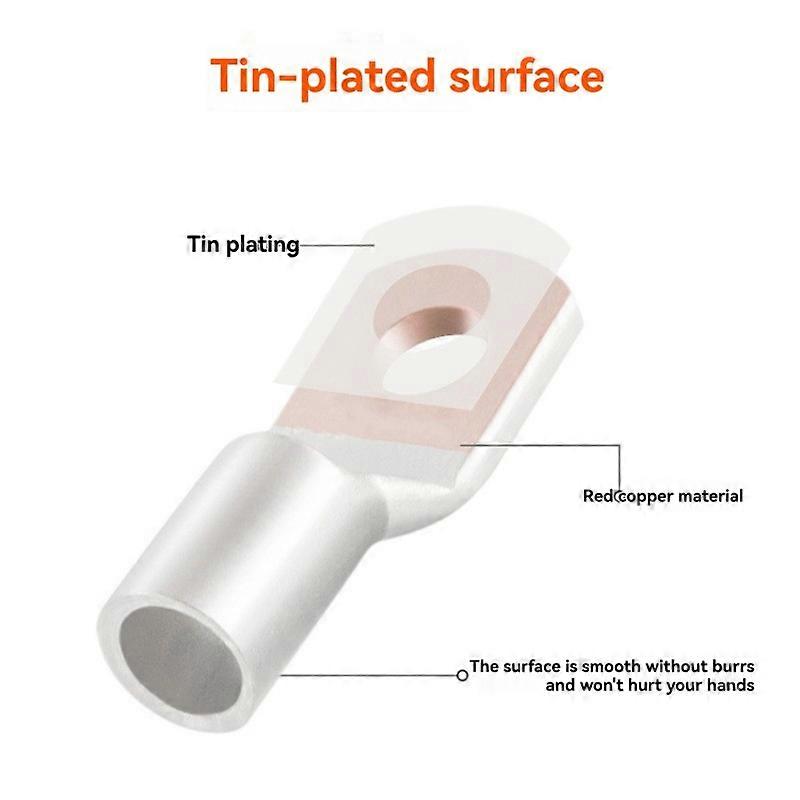 High Current Copper Lug Terminals SC500-10, Pack of 5