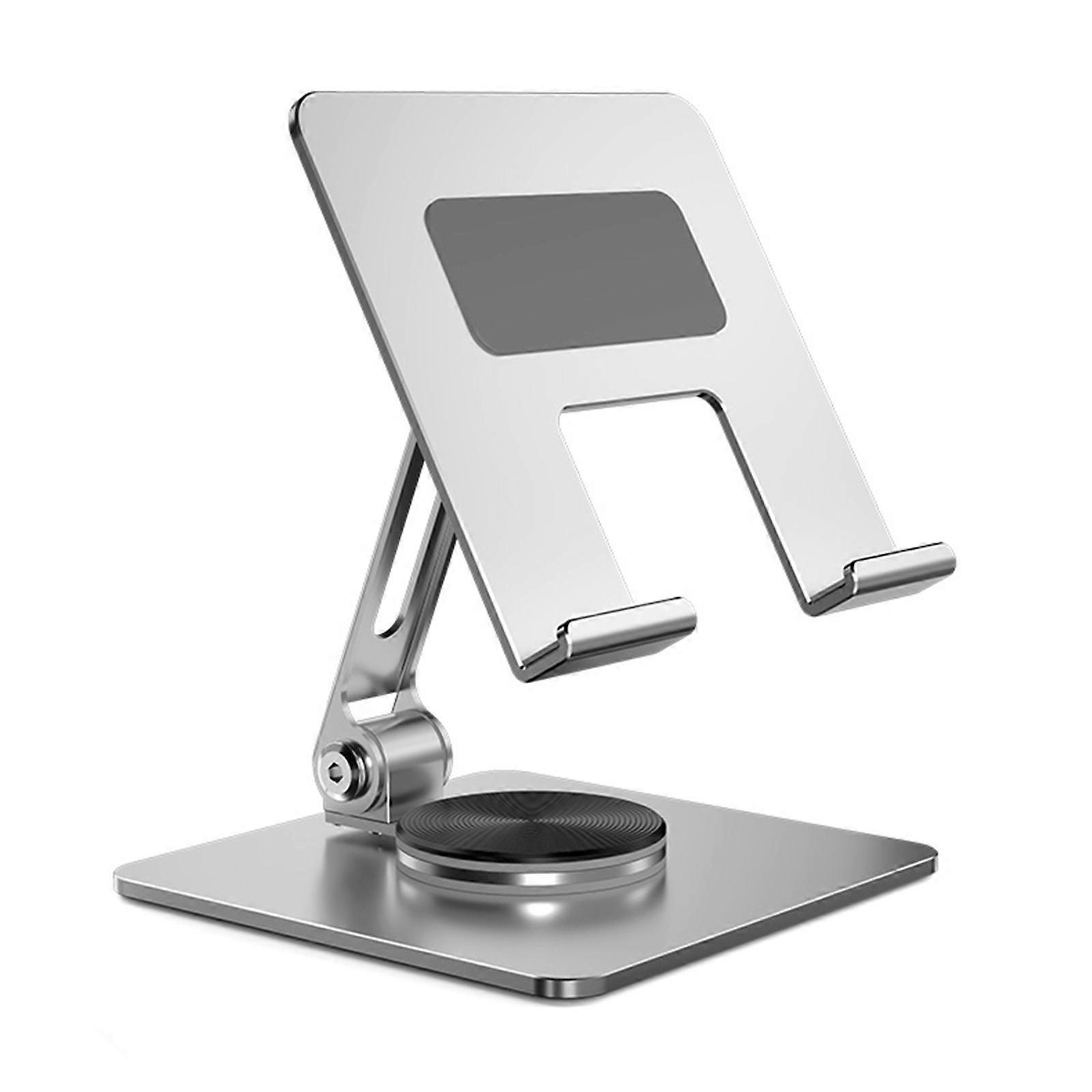 Laptop Stand Risers for Desk Ergonomic Foldable Computer Stand Adjustable Height for Collaborative Work Easy Storage  Silver