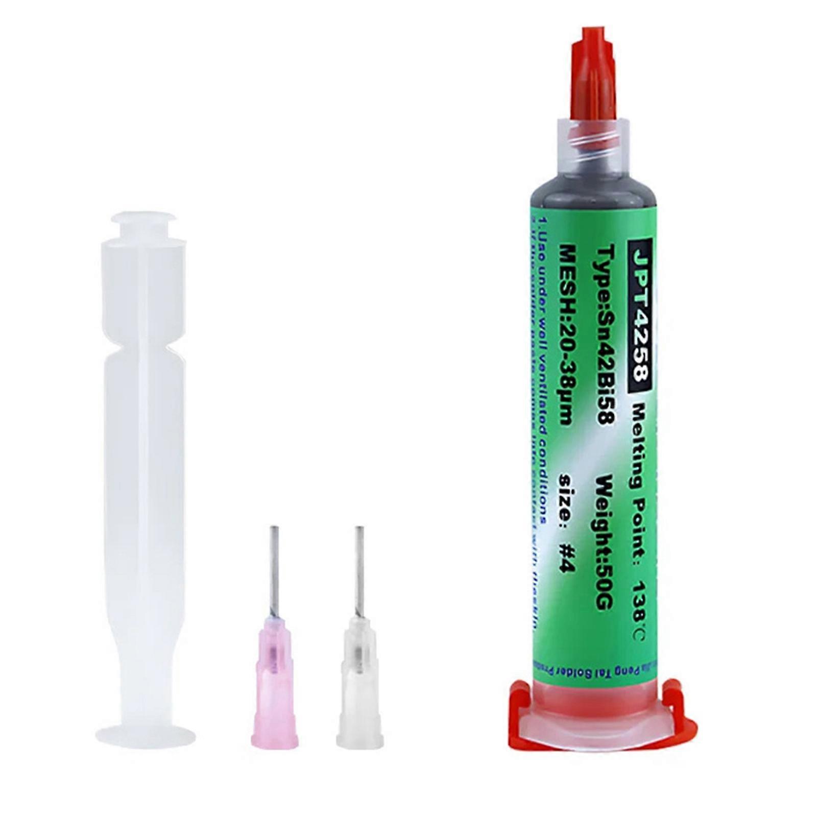 Professional Solder Pastes with 138°C Melting Point for Fine Electronics Circuit Board Repair Soldering Welding Process Multicolor