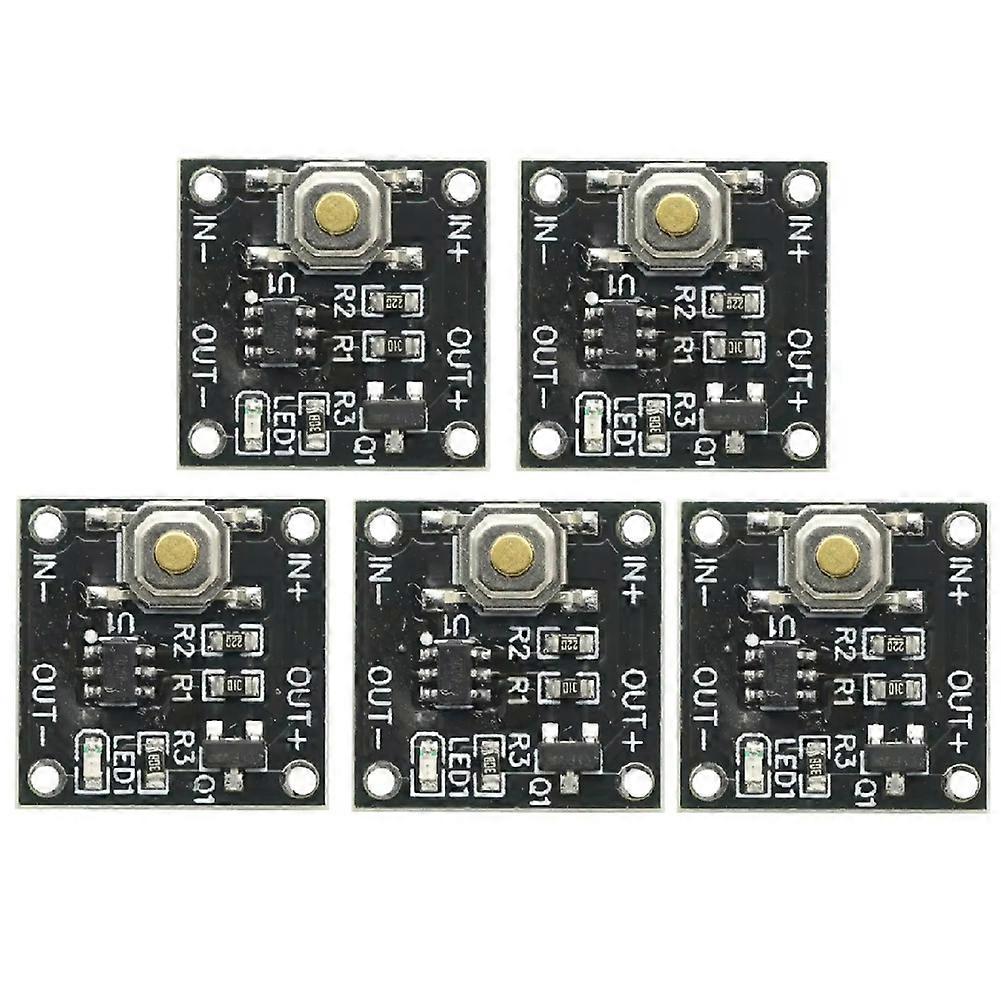 5pcs Single Bond Button Bistable Switch Module 2.2-5V 0.5uA Continuous Load 2A Low Power Micro One Key Switch