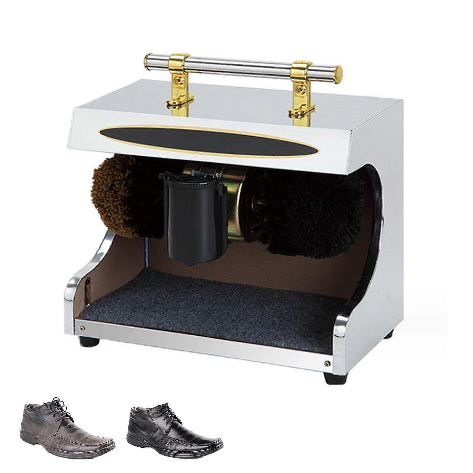 Electric Shoe Polishing Machine with Automatic Induction, Low Noise Quick Shine for Home Use