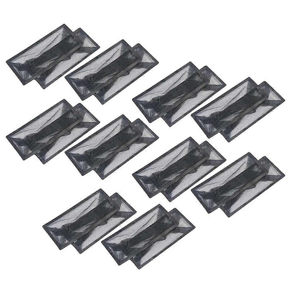 20Pcs Floor Register Cover 4X10 Inch Floor Vents Hoods Vent Screen Mesh Floor Vent Filters Screen Vent Mesh Net Trap