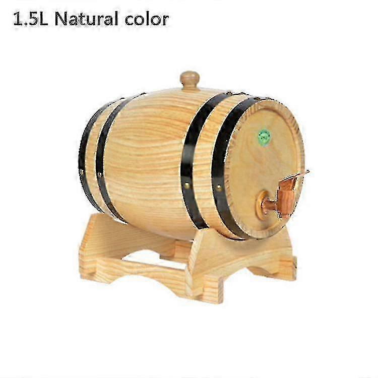Pine Oak Fermentation Cask 1.5L 3L For Wine Beer Making