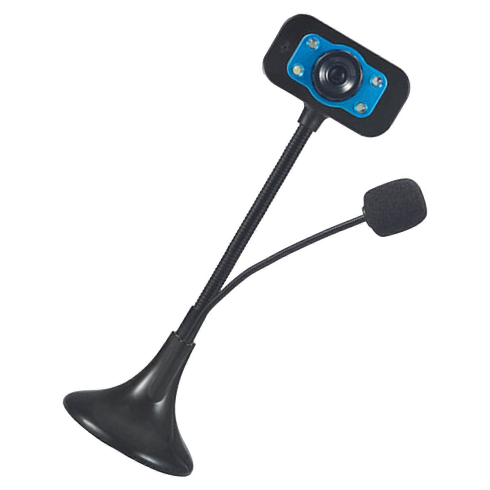  Mini Webcam USB Camera 360 Degree Rotation Hose Equipped with Integrated Microphone for Easy Plug and Play Use Multicolor