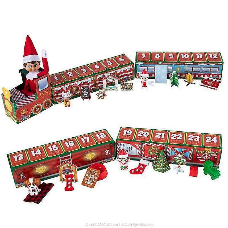 Christmas Train Advent Calendar 24 Days Countdown Surprise Blind Box
