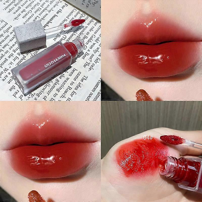 light touch reveals a glossy, mirror-like lip gloss that provides a plump, glossy finish, long-lasting color, and resists fading. It forms a