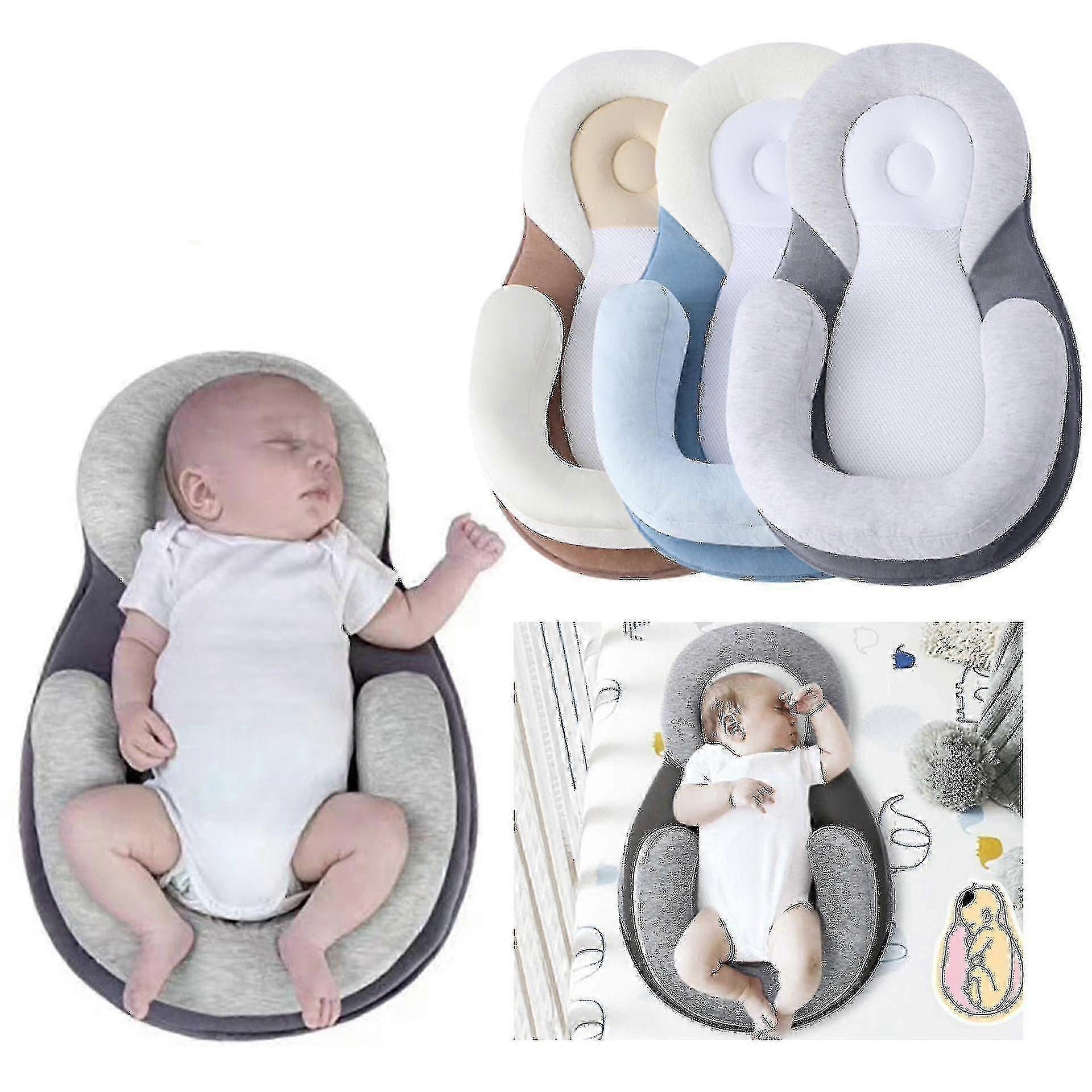 Oreiller anti-retournement pour bébé, protection de la tête du nouveau-né