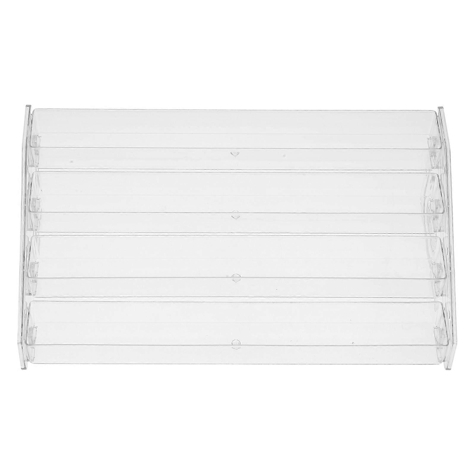 Greeting Card Organizer Rack with Durable Acrylic Tiered Display Stand