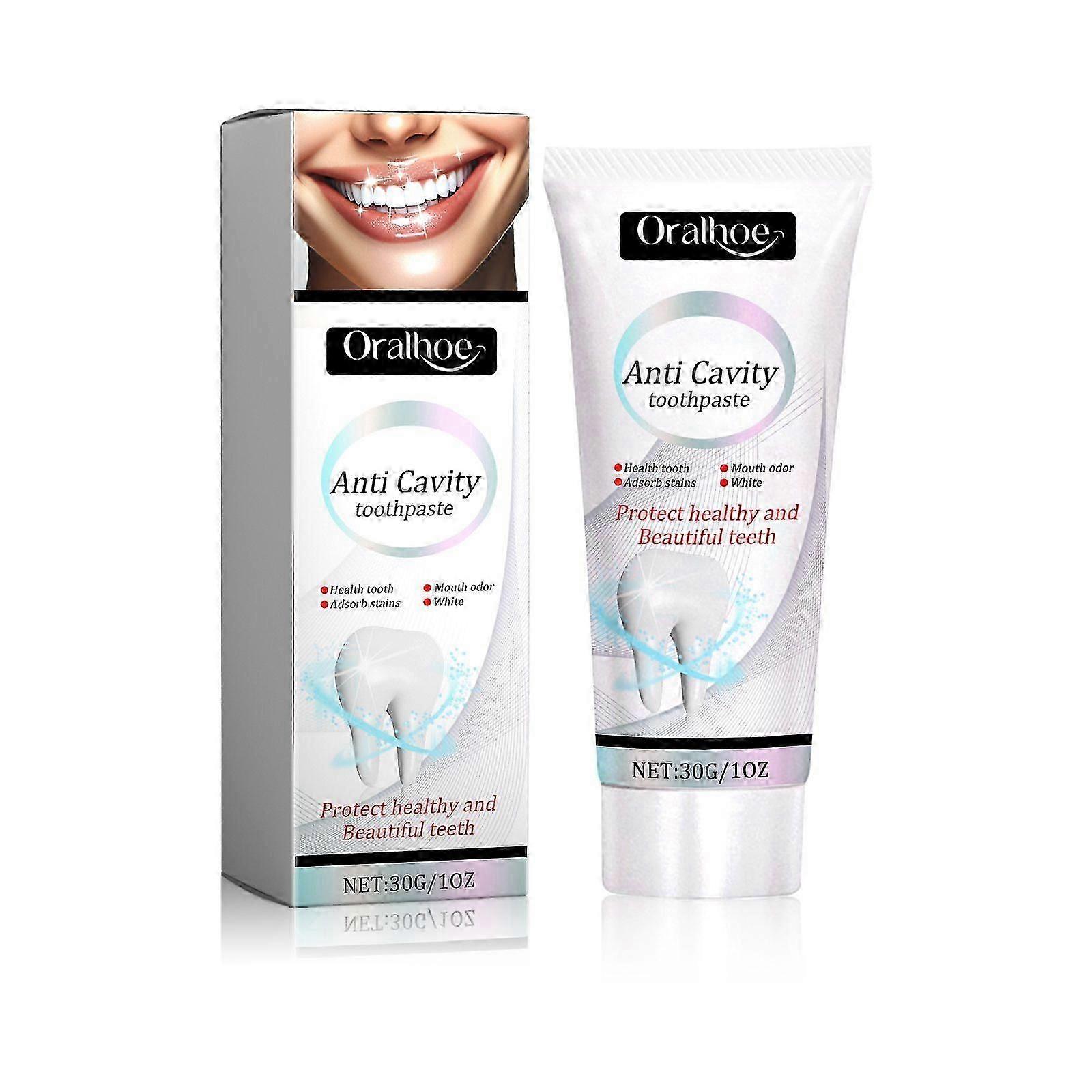 Anti Cavity Whitening Toothpaste with Fresh Breath, Deep Clean  Tartar Removal  30g