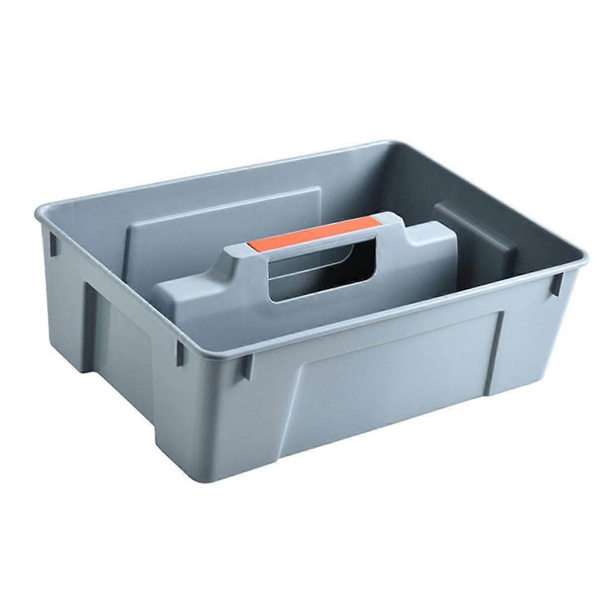 Handheld Storage Basket Organizer Bin with Easy Carry Handle for Desktop Sundries Sorting