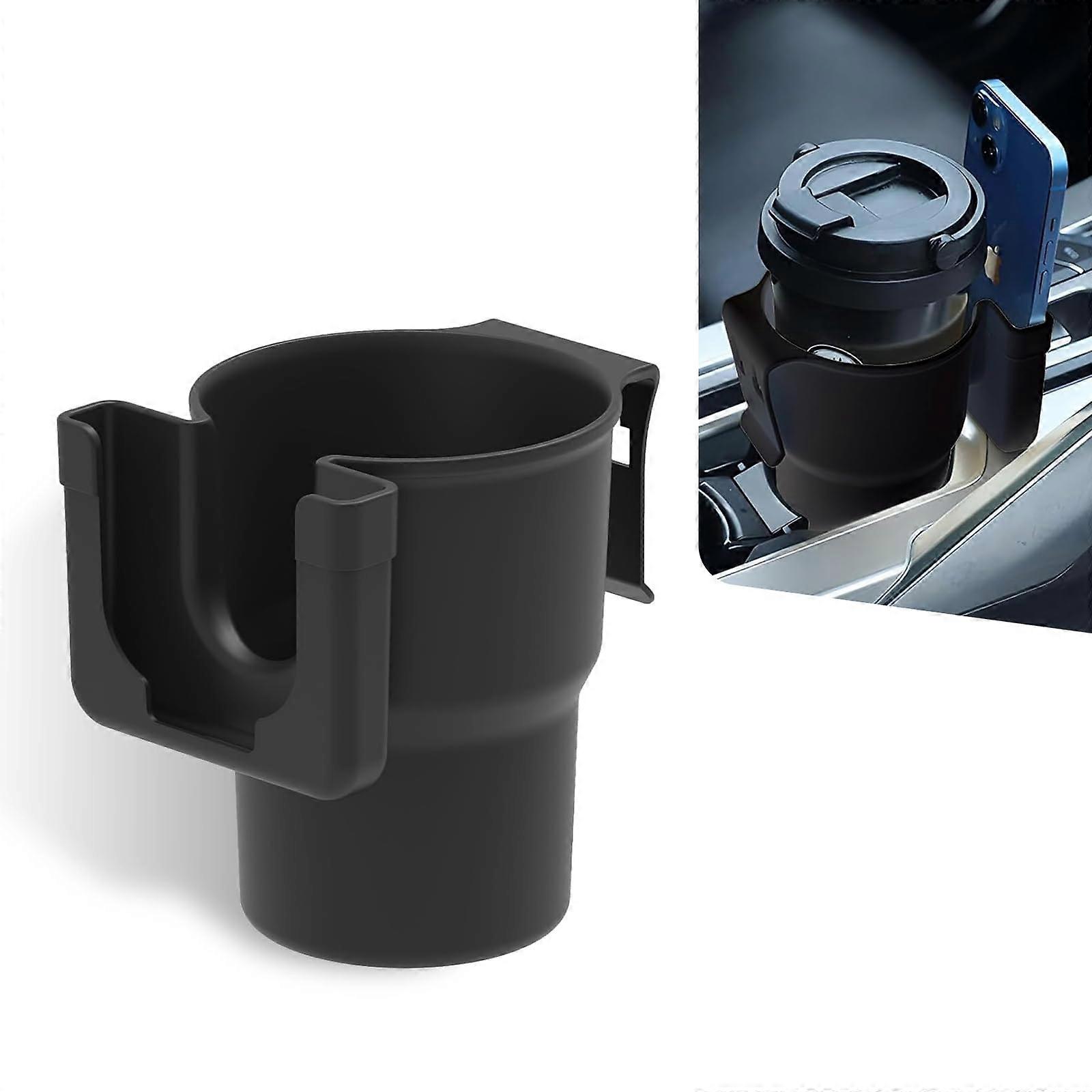 2in1 Car Cup Holder and Universal Phone Mount with NonSlip Surface for SpaceSaving Storage