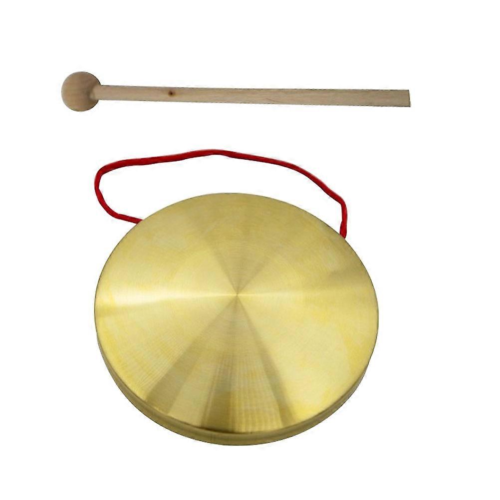 Copper Gong Small Hand Gong for Playing Use 5Sets with Mallet