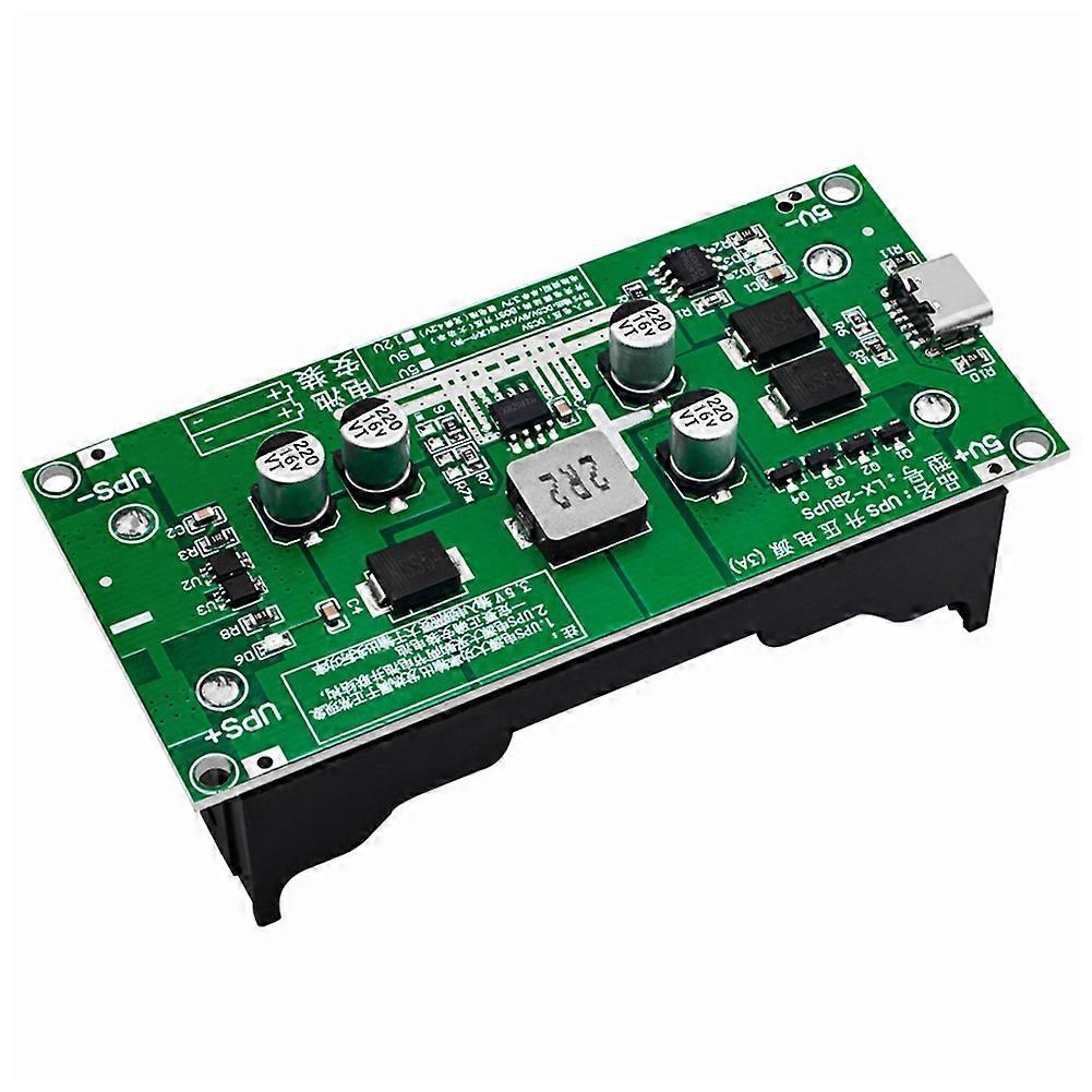 Type-C 15W 3A 18650 Lithium Battery Charger Module DC-DC Step Up Booster Fast Charge UPS Power Supply Converter 9V