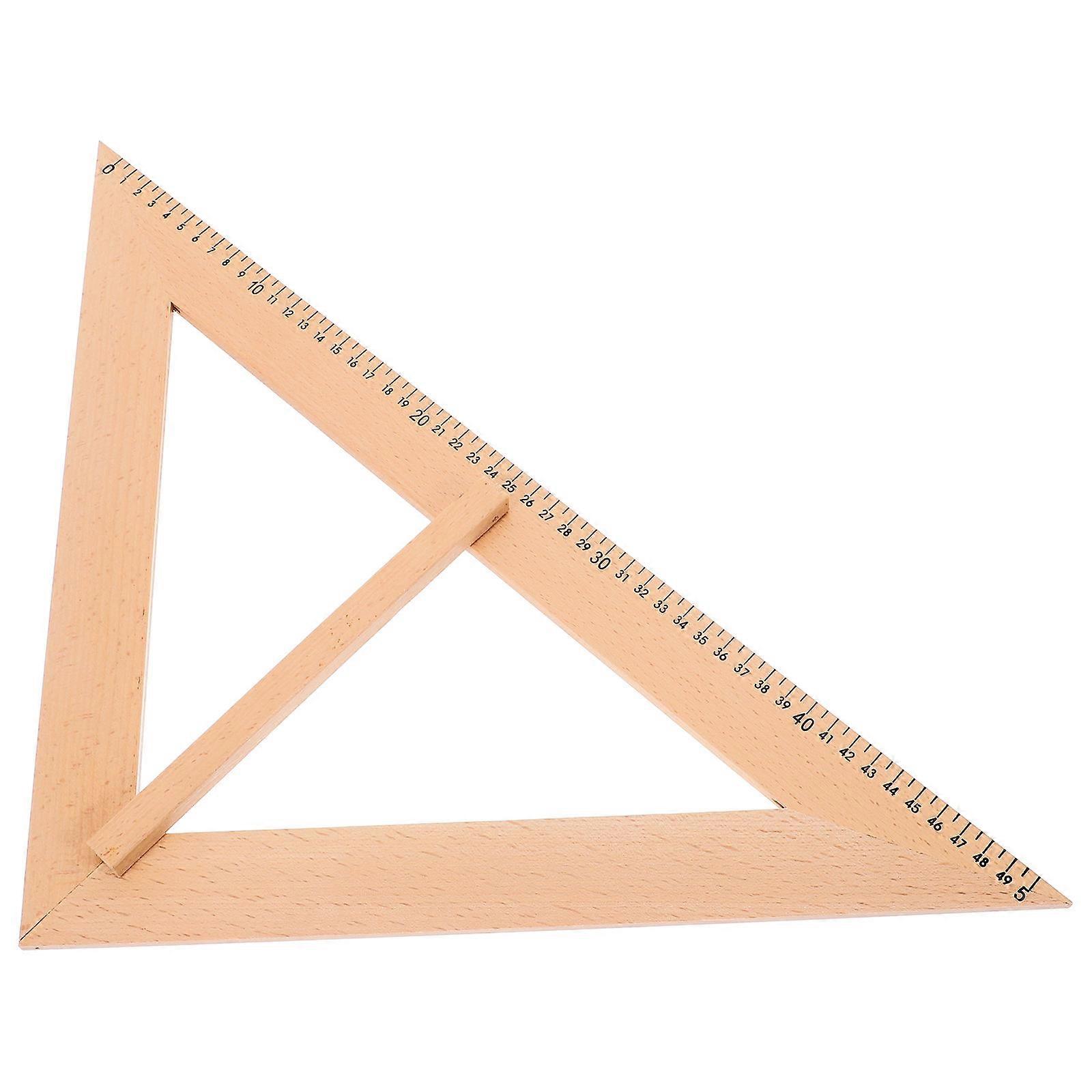 Ruler Teaching Tool Wooden Measuring Ruler for Teaching Purpose