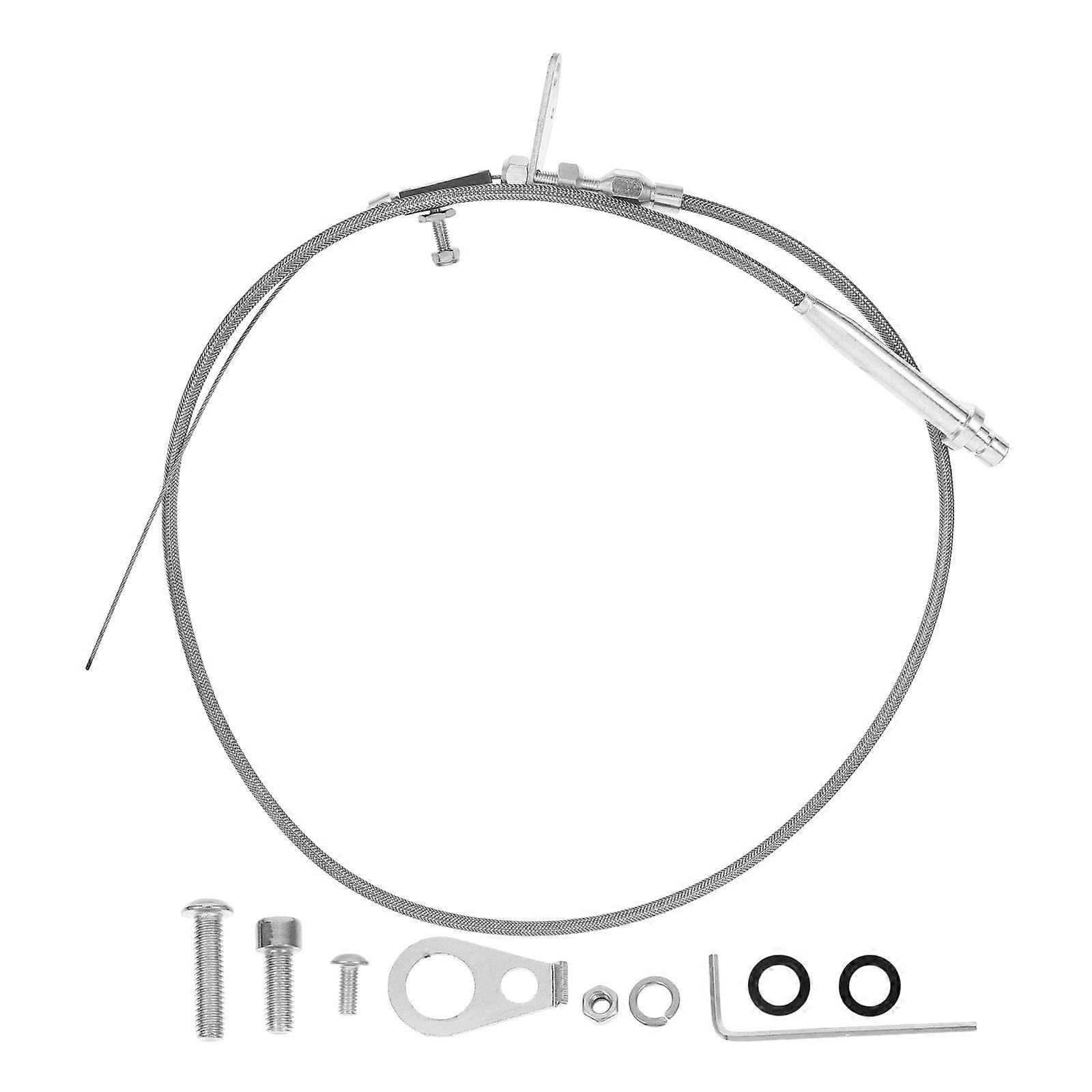 Throttle Cable Replacement Automotive Accessory For Car Owners Optimal Performance Grey 1 Set