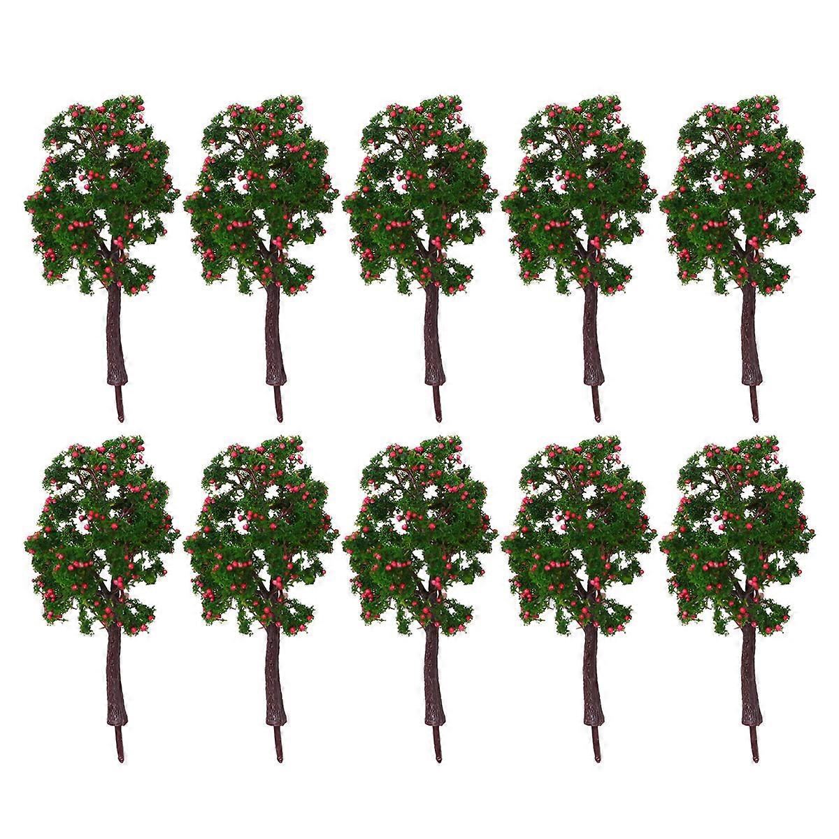 Green Landscape Tree Simulation Model Tree DIY Decor 20Pcs Set