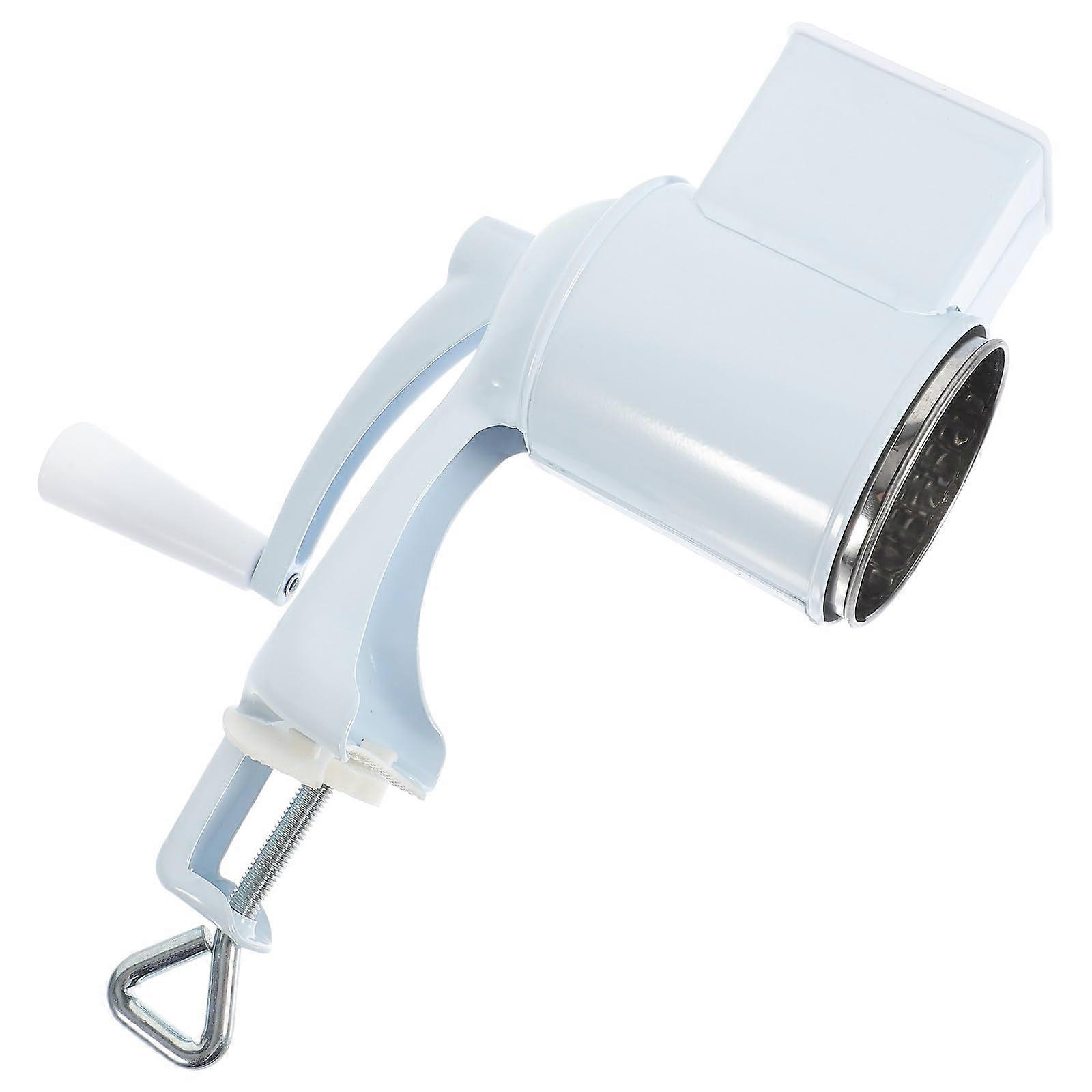 Manual Cheese Grater with Handle and Nut Grinder, Ergonomic Hand Crank, Durable, Easy Clean