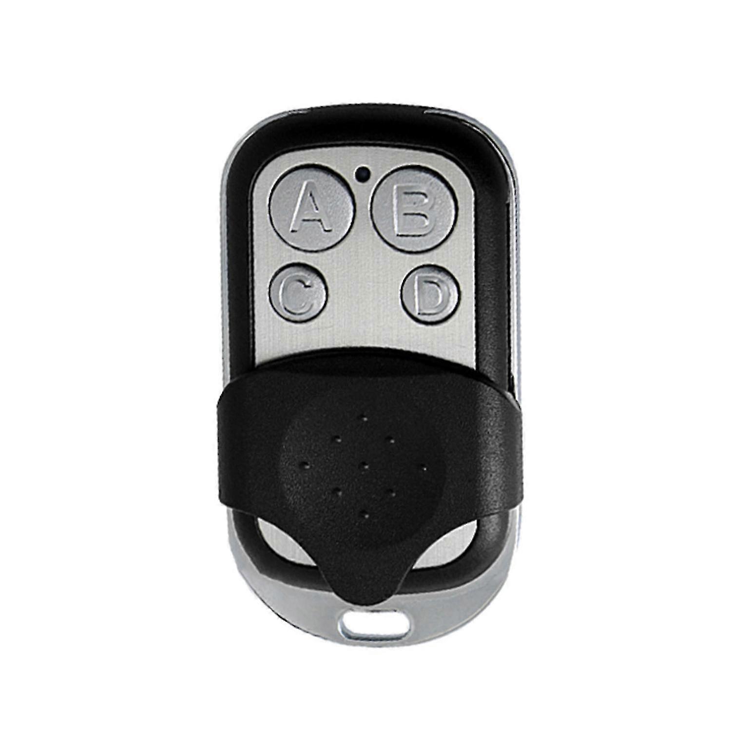 433Mhz Rolling Code Remote Control Keychain for Garage Doors with 4 Buttons