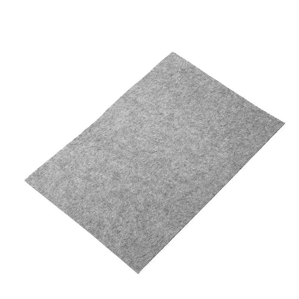 Felt Table Mat for Calligraphy Drawing 4Pcs Grey Desk Practicing Pad