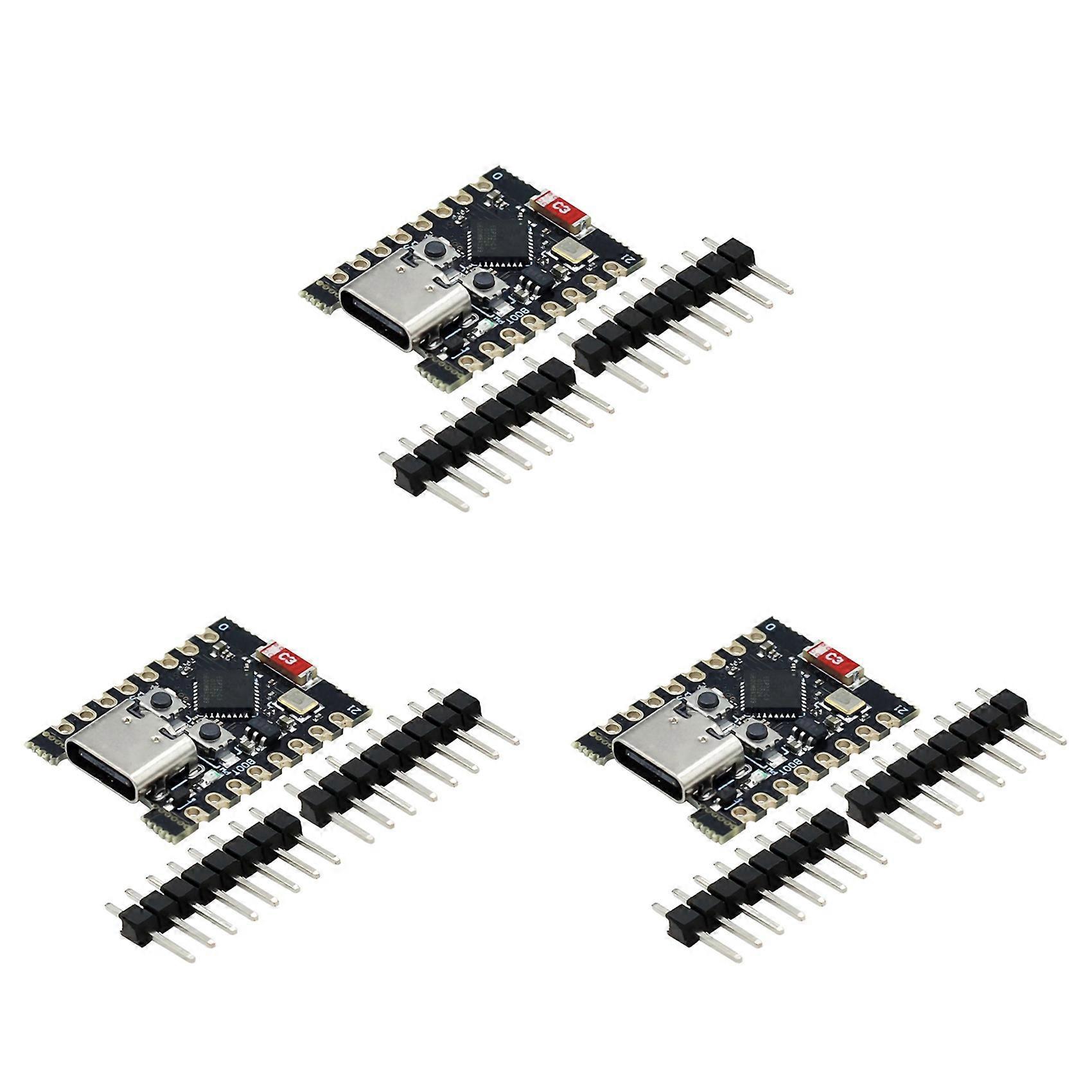 3X ESP32-C3 Development Board ESP32 Mini WiFi Bluetooth Development Board Easy Expansion and Power Supply Flexibility