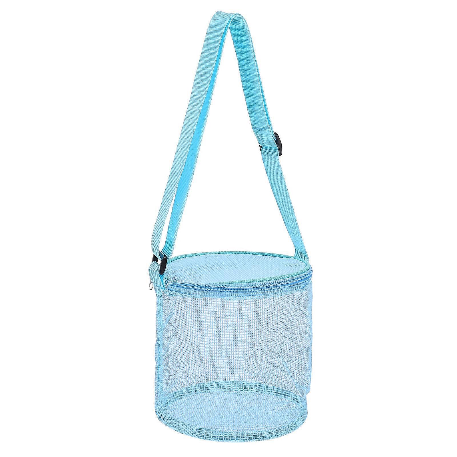 Beach Bag Seashell Storage Bag for 1Pcs Breathable Mesh PVC