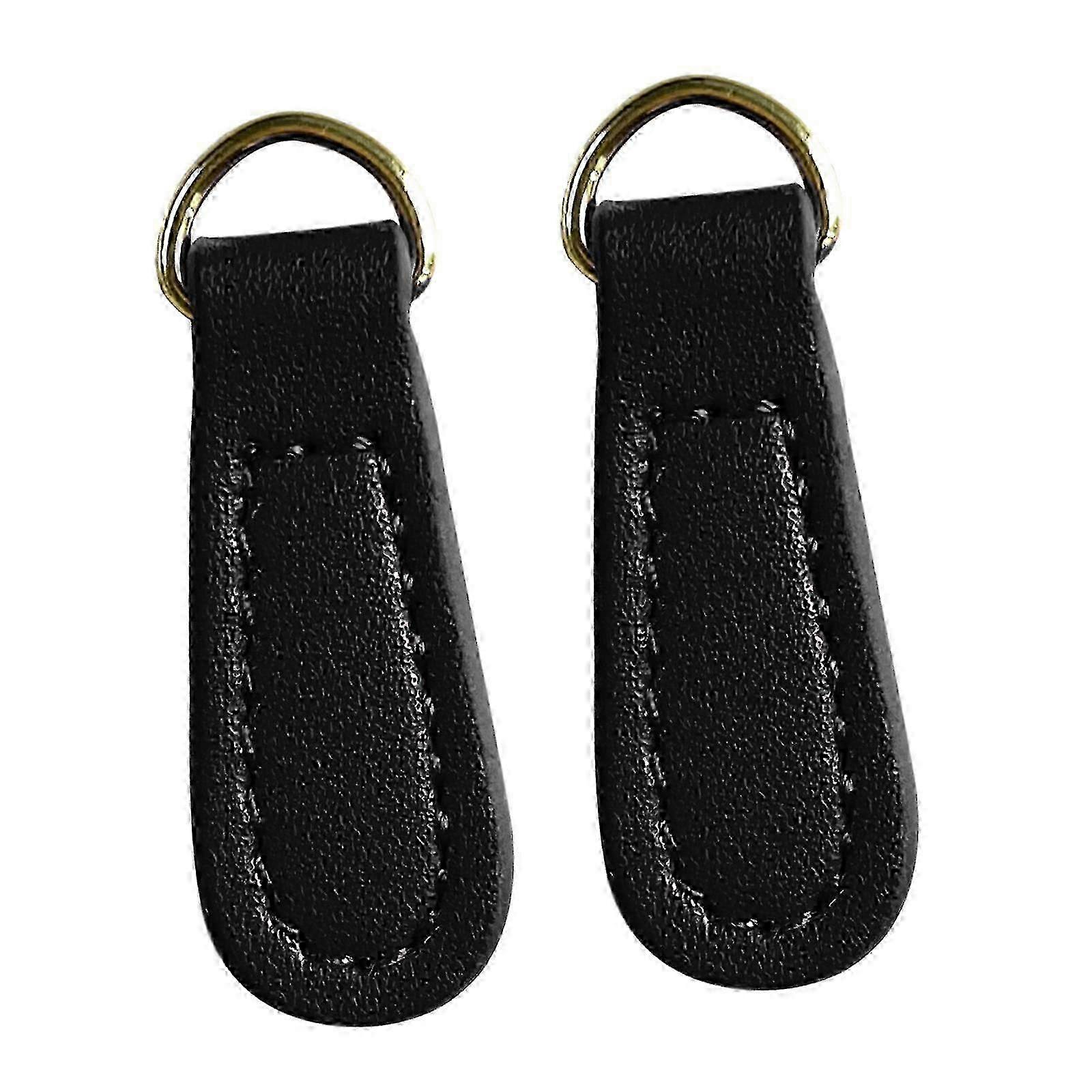 25-26 2Pcs Zipper Pulls PU Leather Pull Strap Zipper Pull Tabs for Purses Bag Suitcase