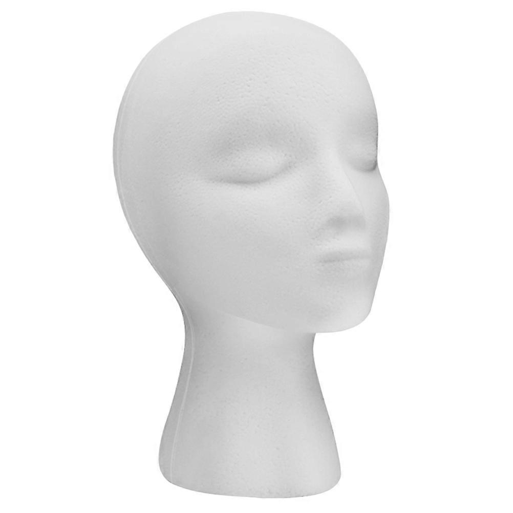 Wig Display Stand Mannequin Head Foam Cap for Hat Display Use