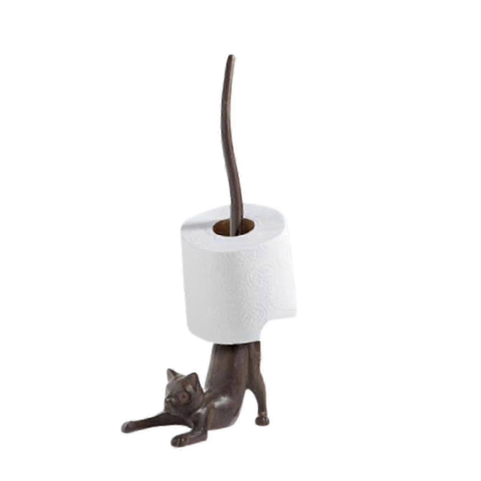 Kitchen Roll Holder No Drilling Animal Shape Standing Paper Roll