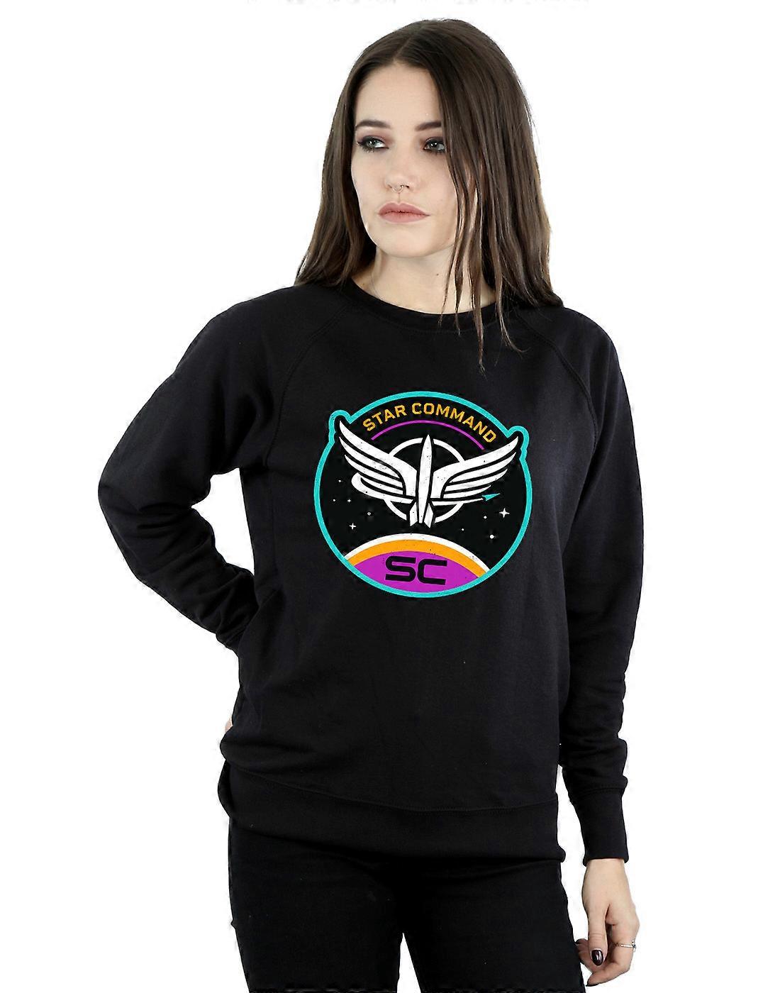 Disney Women's Lightyear Star Command Circle Sweatshirt