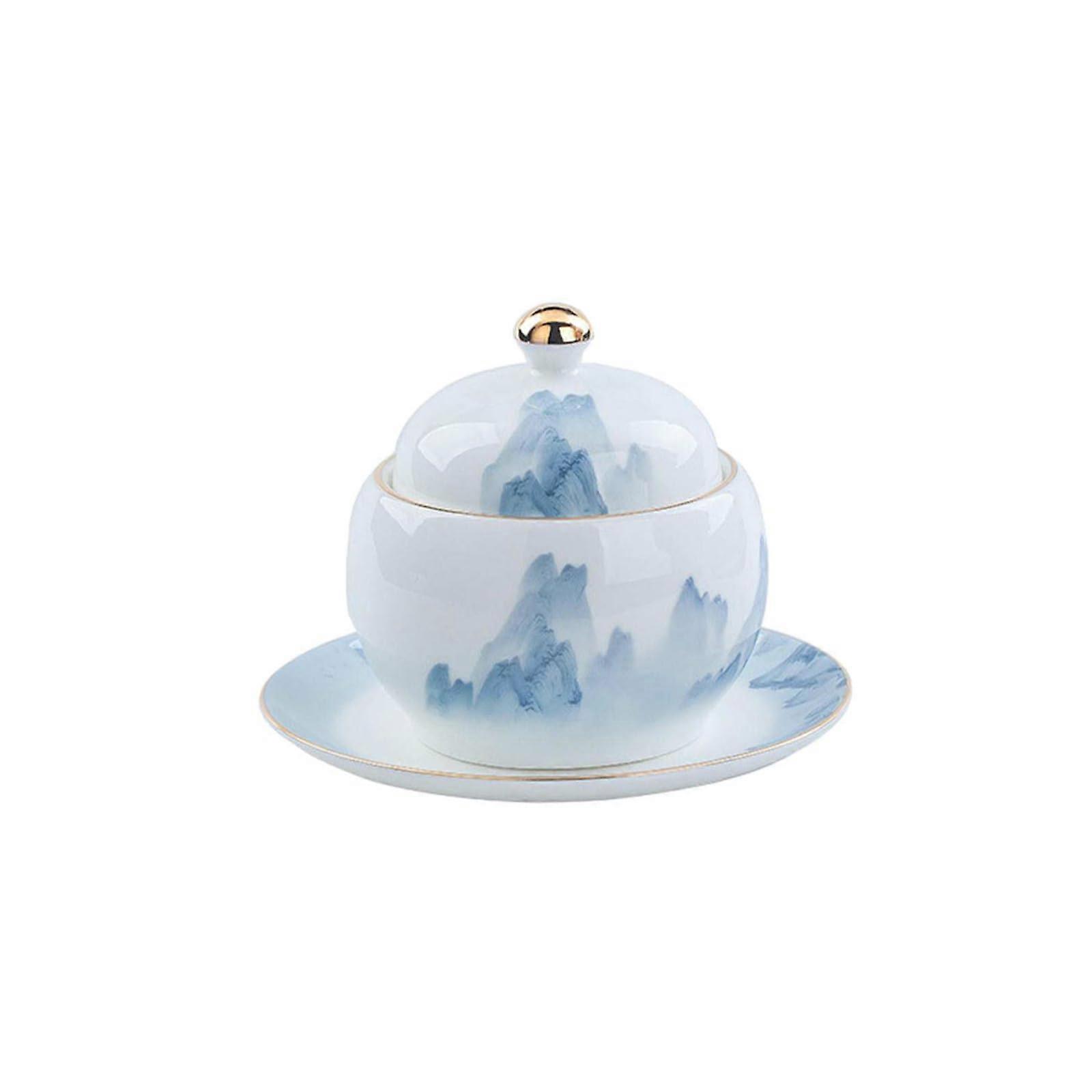 Ceramic Dinnerware Set Microwave Dishwasher Safe Elegant Tableware for Home and Hotel Dining