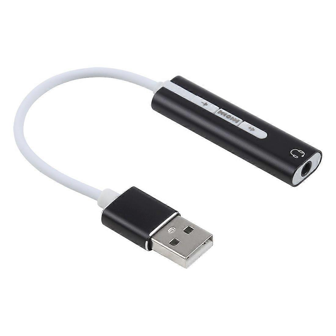 3.5mm Jack External USB Sound Card for Computer, Desktop, Speakers, Headset