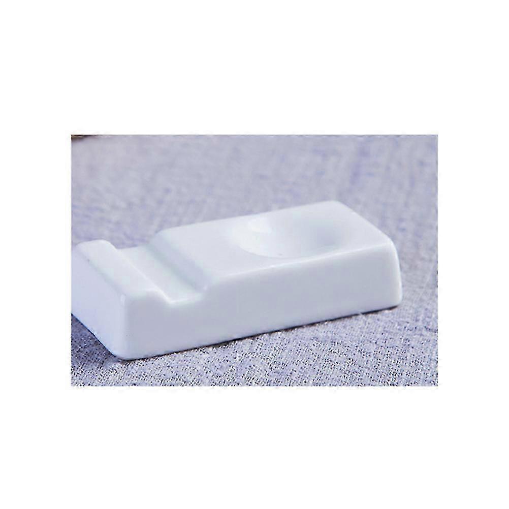 Chopsticks Holder Ceramic for Tableware Use Multipurpose Rack White