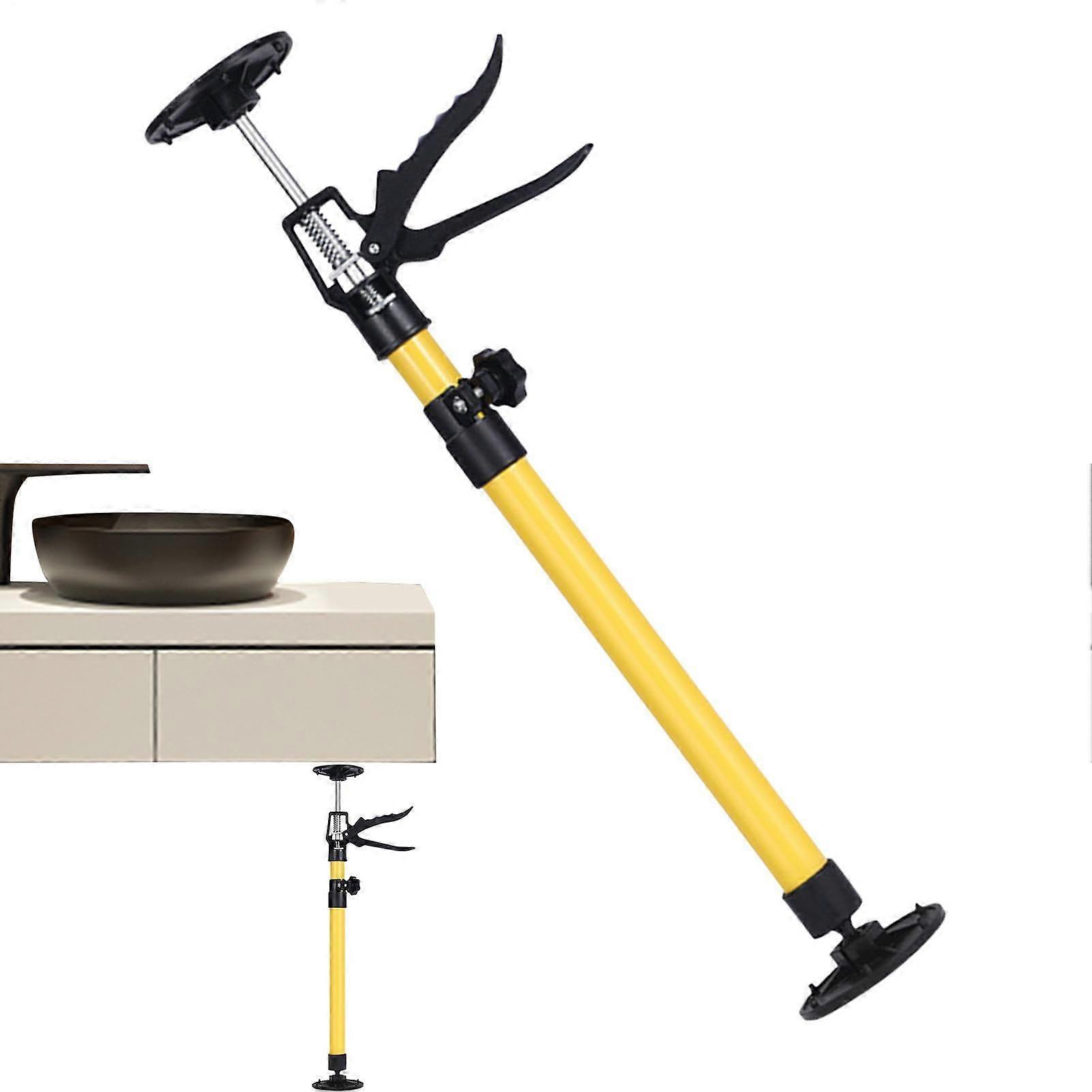 Cabinet Installation Jack with Adjustable Telescopic Support Rod, 40kg Load Capacity, NonSlip Base