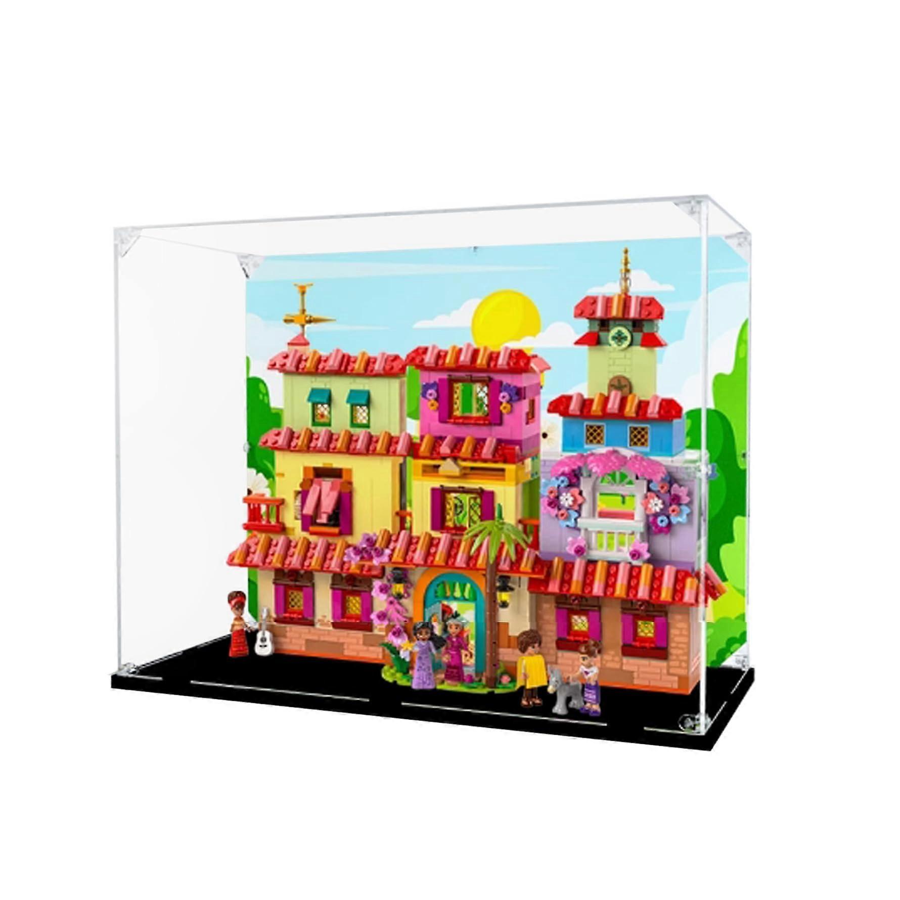 Acrylic Display Box for  43245 House Full of Magic, Clear Dustproof Stackable Case, Transparent