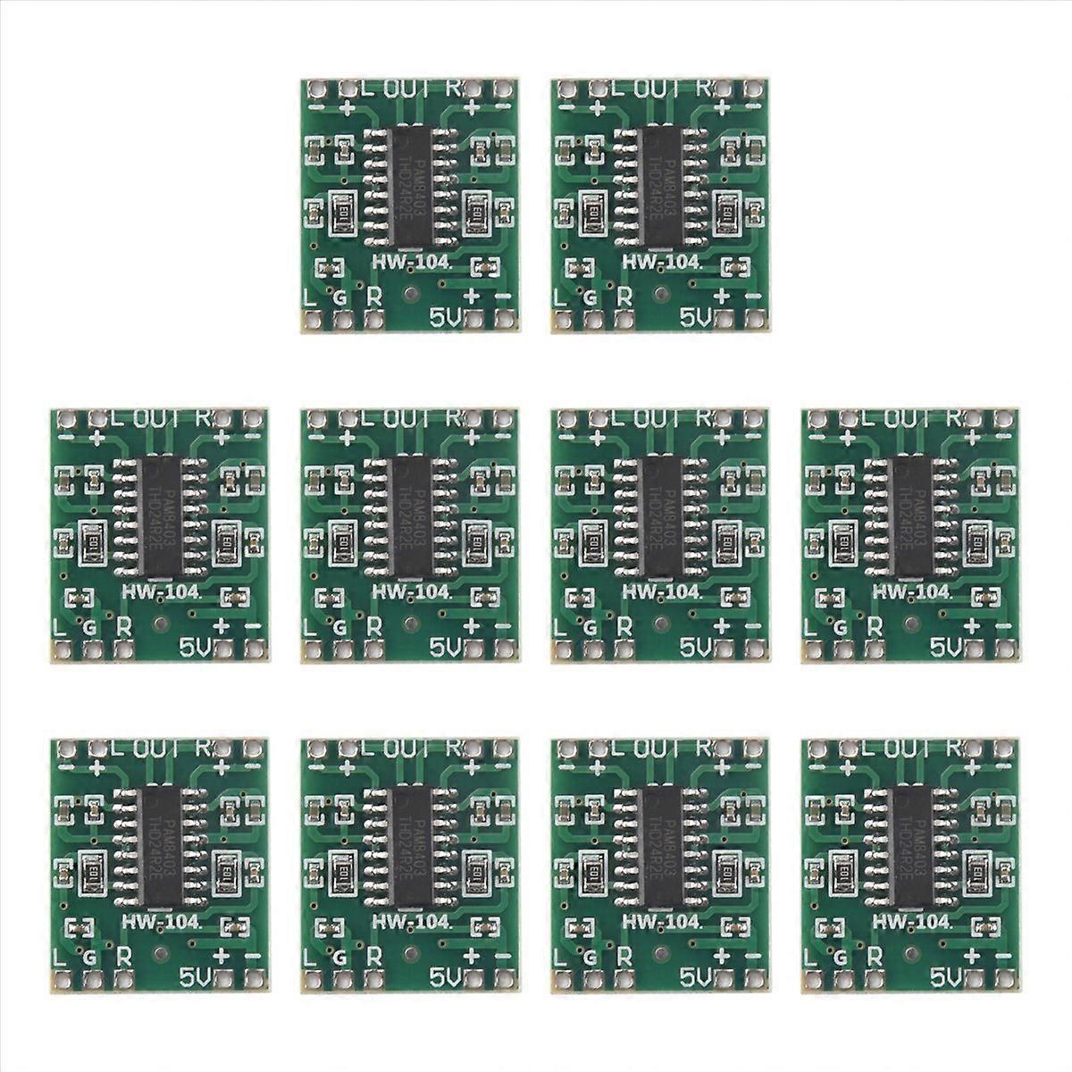 Lot de 10 mini-modules d'amplificateur numérique PAM8403