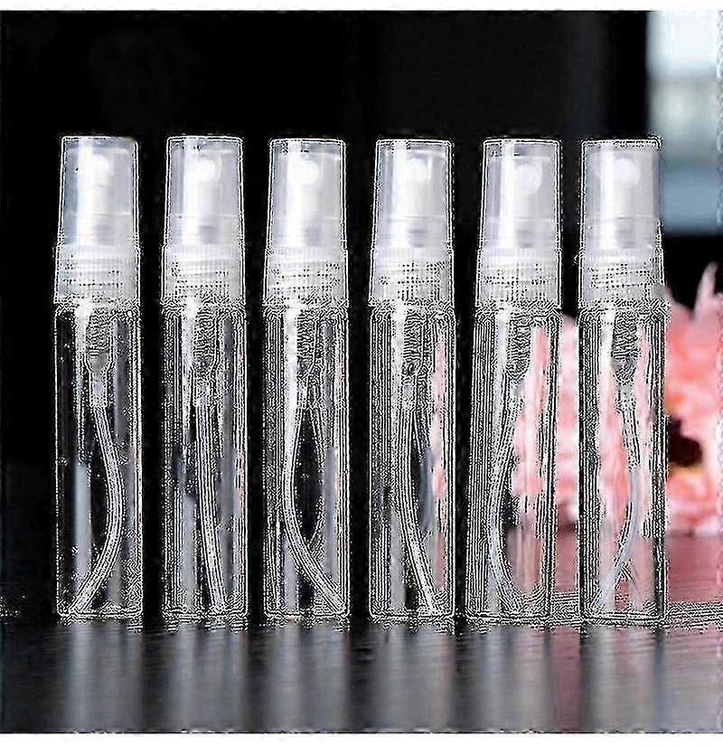 5PCS Mini 5ml Glass Refillable Perfume Empty Bottle Atomizer Pump Spray